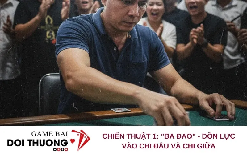 Chiến thuật 1: "Ba Đao" - Dồn lực vào chi đầu và chi giữa